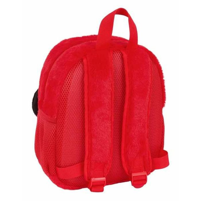 Mochila Escolar Mickey Mouse Rojo 22 x 27 x 10 cm 2