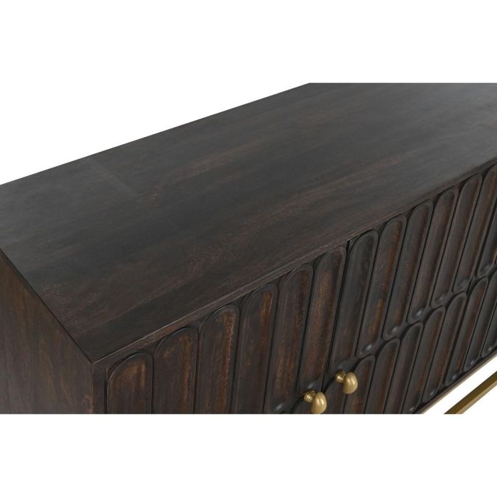 Buffet Moderno DKD Home Decor Marron Oscuro Dorado 47 x 76.2 x 157.5 cm 2