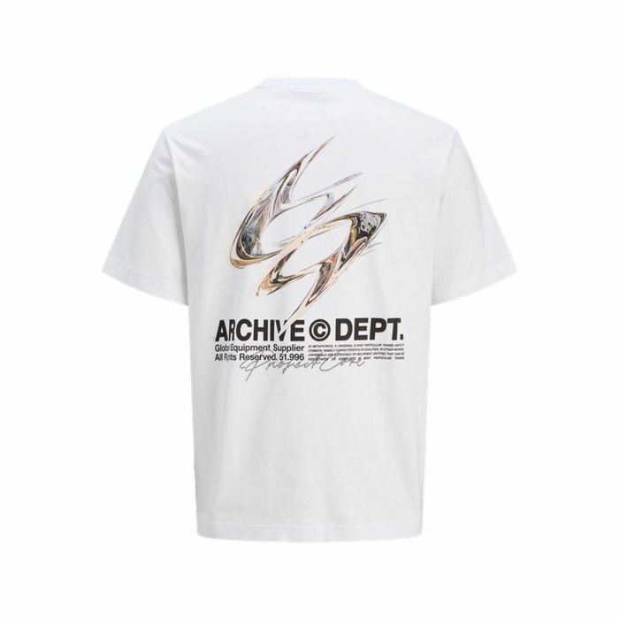 Camiseta de Manga Corta Hombre Jack & Jones Jcodynamic Dust Ss Crew Blanco 10-12 Años 2