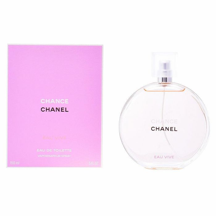 Chanel IL79-1 CHANCE EAU VIVE Eau de Toilette Vaporizador 150 ml para Mujer - Fragancia Floral Amaderada, Cítricos, Jazmín, Almizcle Chanel IL79-1 CHANCE EAU VIVE Eau de Toilette Vaporizador 150 ml para Mujer - Fragancia Floral Amaderada, Cítricos, Jazmín, Almizcle
