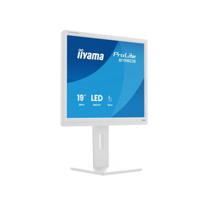 Iiyama ProLite B1980S-W1 Pantalla LED 19" 1280x1024 SVGA Blanco 1