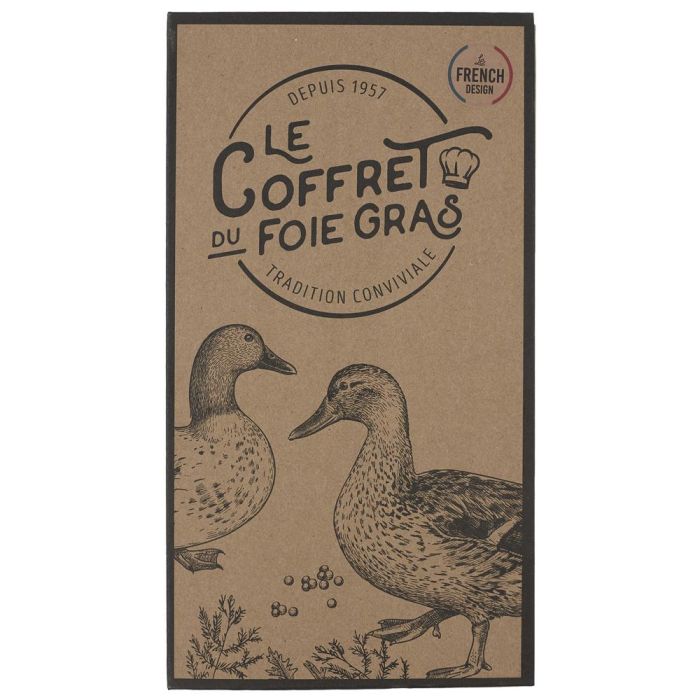 Cook Concept Kit 2 Piezas Foie Gras Cook Concept Tabla Bambú Lira Cortar Elegante Caja 2