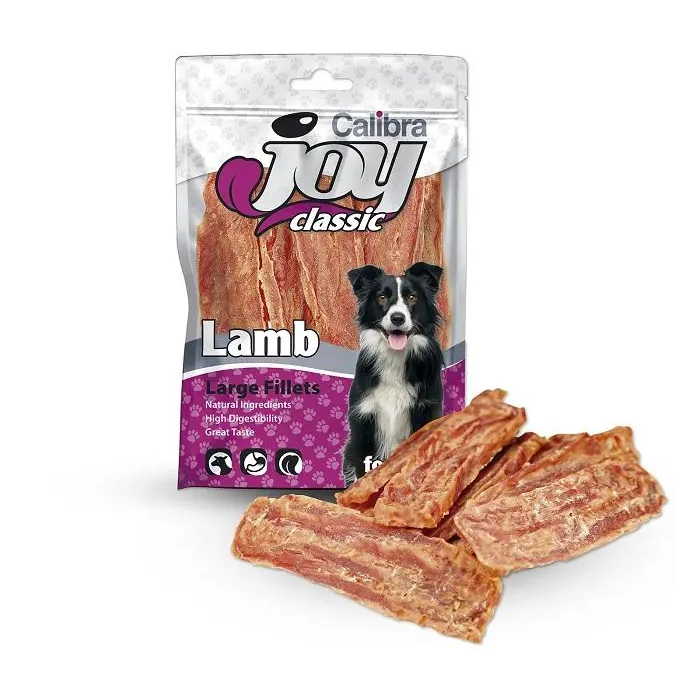 Calibra Snack para Perros Joy Classic Large Fillet de Cordero 80 gr para perros sensibles