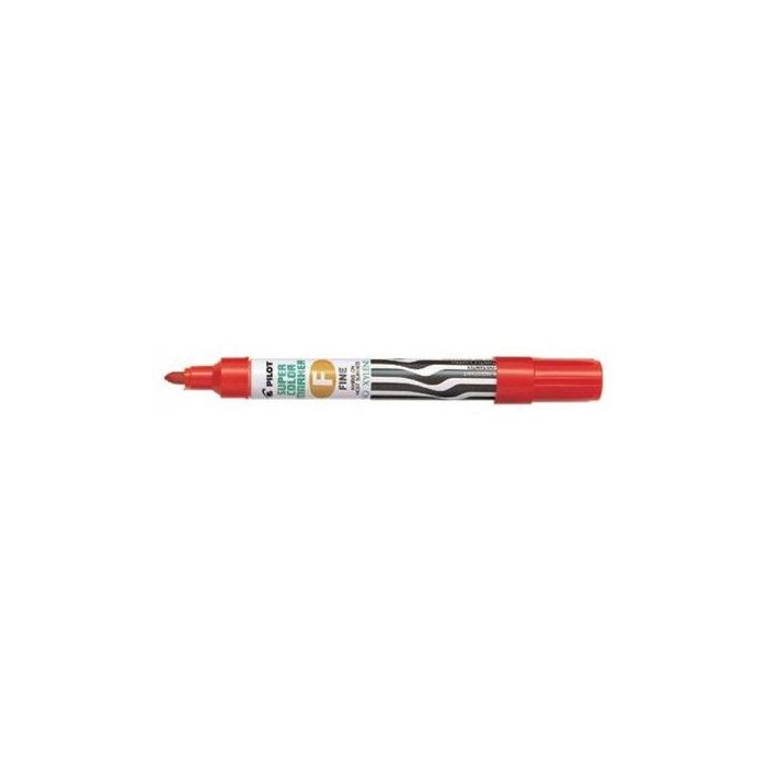 Pilot Marcador Permanente Recargable SCA-F Tinta Roja