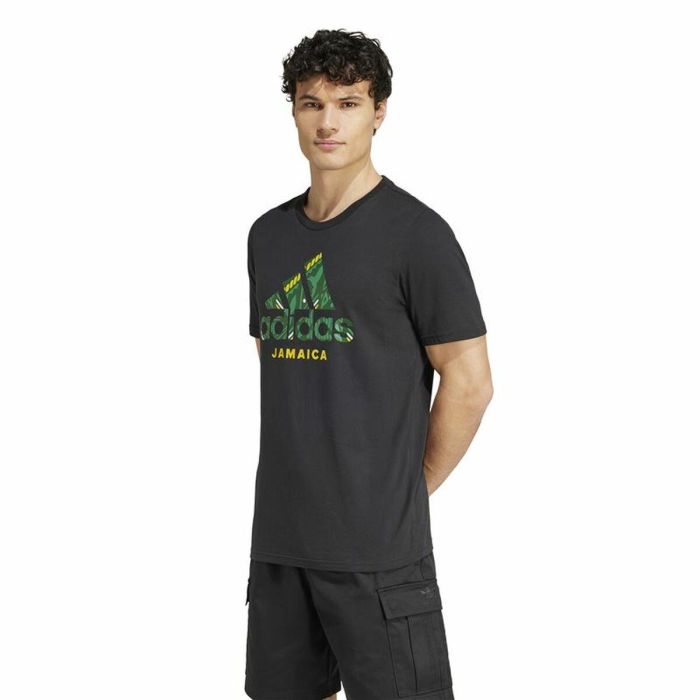 Camiseta de Fútbol Adidas Jamaica Seasonal Graphic Azul 4