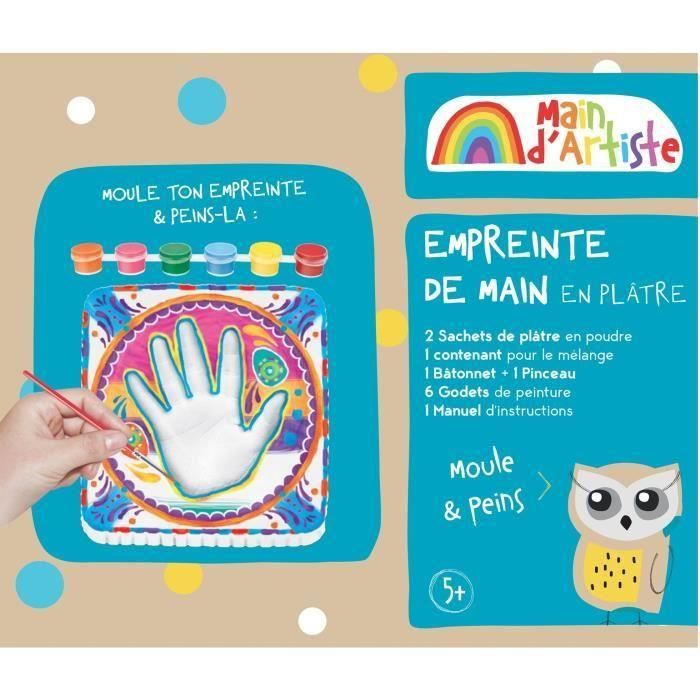 Kit de yeso MGM Hand para pintar 3 Kit de yeso MGM Hand para pintar 3