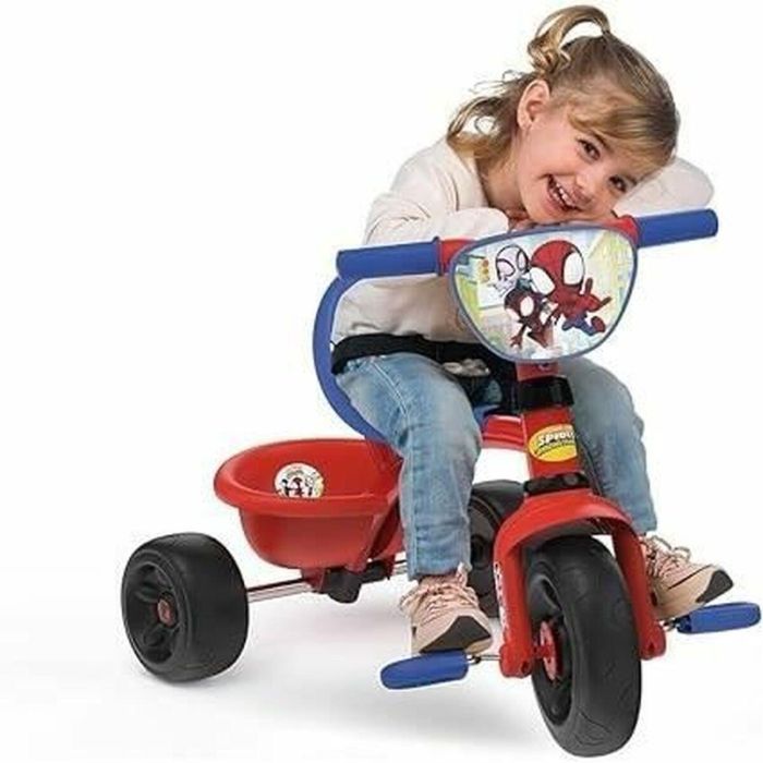 Smoby SMO3032167403377 Triciclo Be Fun Spidey Escalable 15 Meses a 3 Años Bastón Parental Regulable 3 Posiciones Cinturón Seguridad 4 Smoby SMO3032167403377 Triciclo Be Fun Spidey Escalable 15 Meses a 3 Años Bastón Parental Regulable 3 Posiciones Cinturón Seguridad 4