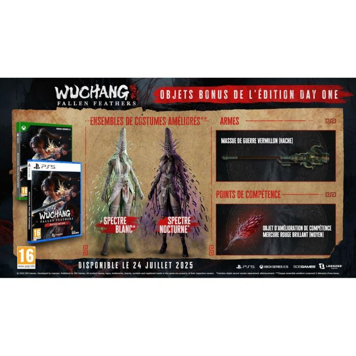 Just For Games 8023171047508 WUCHANG: Fallen Feathers - Edición Día Uno - Juego para PlayStation 5 12 Just For Games 8023171047508 WUCHANG: Fallen Feathers - Edición Día Uno - Juego para PlayStation 5 12