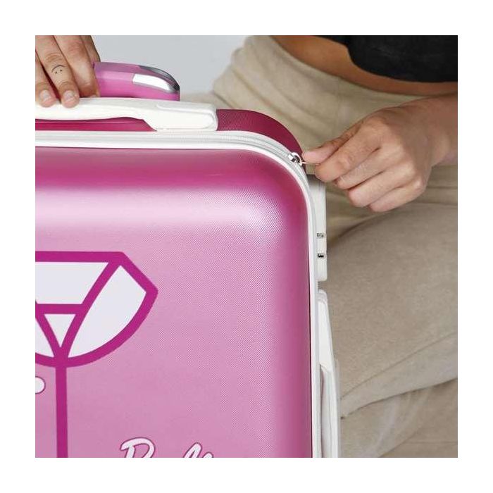 Karactermania Barbie Varsity Maleta Cabina ABS 4 Ruedas 55x38x20 cm 7 Karactermania Barbie Varsity Maleta Cabina ABS 4 Ruedas 55x38x20 cm 7