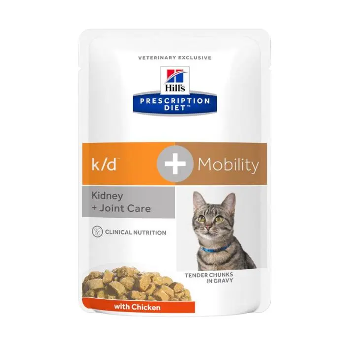 Hill'S Hpd Feline K-D Plus Mobility Pouch Caja 12x85 gr