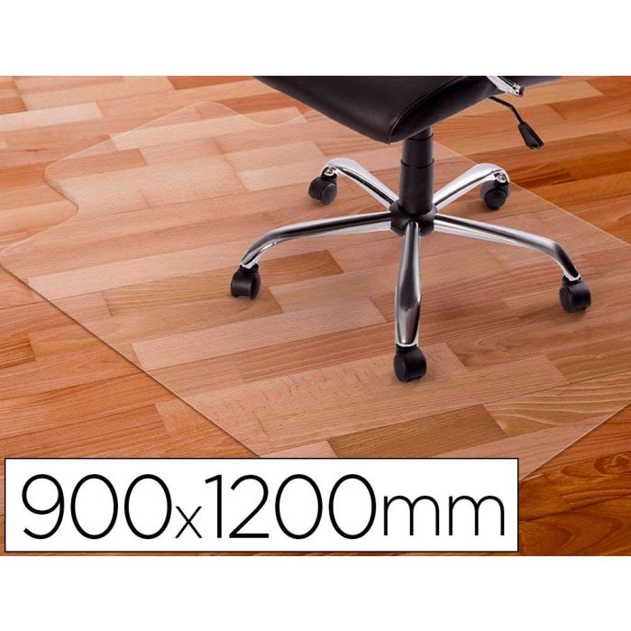 Alfombrilla Para Suelo Q-Connect Pvc Protectora De Suelos 900x1200 mm Grosor 2 mm