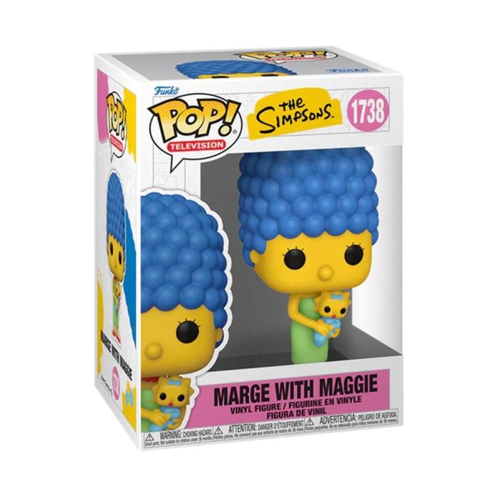 Funko POP! Los Simpsons Marge con Maggie Figura Vinilo 9cm 1