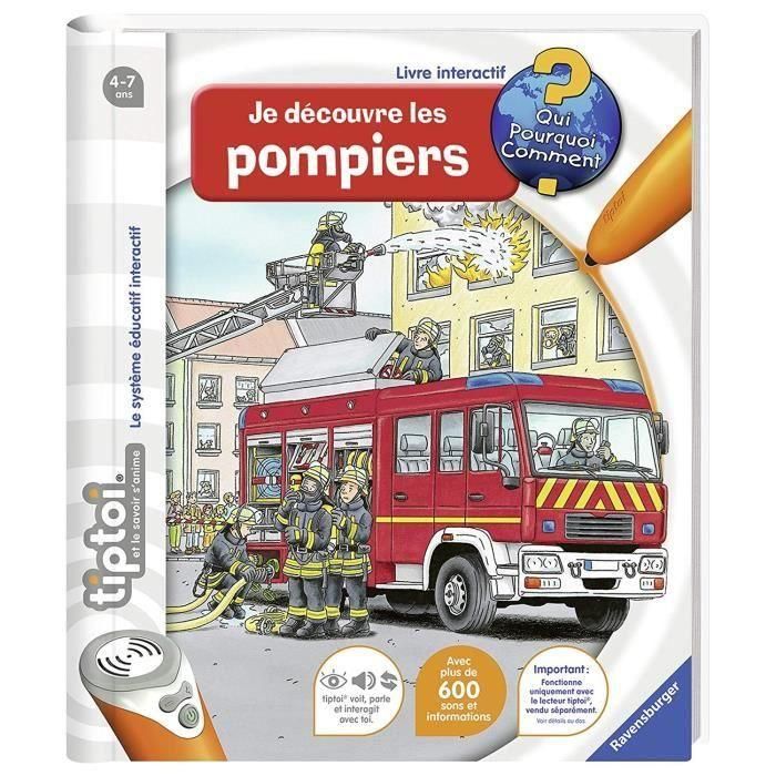 Ravensburger RAV00694 Libro Electrónico Educativo tiptoi: Descubro a los Bomberos para Niños Mixto, a Partir de 4 Años 0 Ravensburger RAV00694 Libro Electrónico Educativo tiptoi: Descubro a los Bomberos para Niños Mixto, a Partir de 4 Años 0