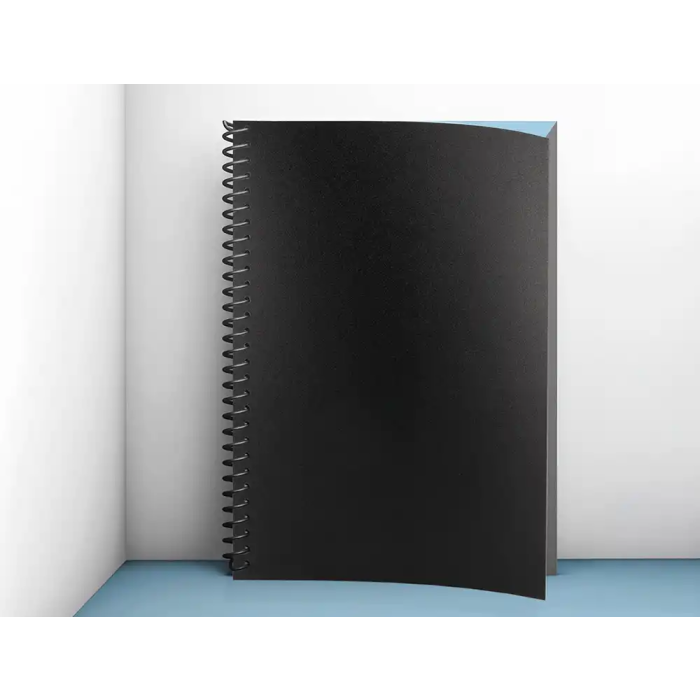 Liderpapel Tapa Encuadernacion Polipropileno A3 0.5 mm Negro Opaco Paquete 100 Unidades 8