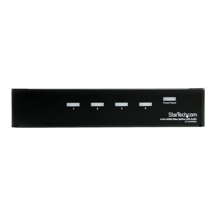 Conmutador HDMI Startech ST124HDMI2 Negro
