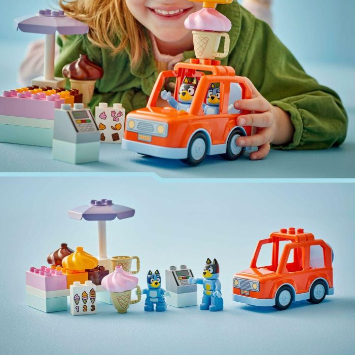 Juego de Construcción Lego Duplo 10458 Ice Cream Trip with Bluey 22 Piezas 2