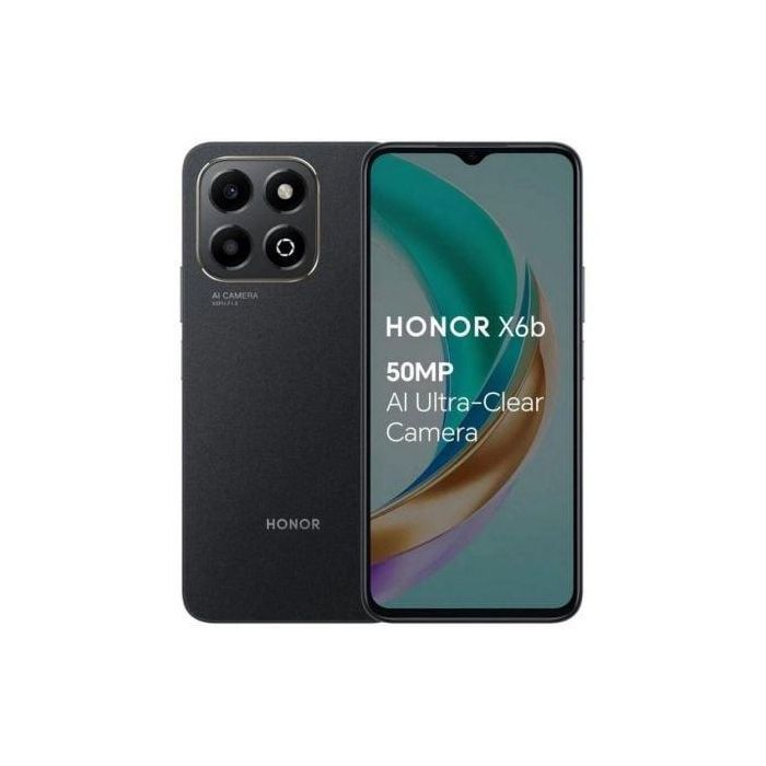 Smartphone Honor X6B 4GB/ 128GB/ 6.56"/ Negro Medianoche Smartphone Honor X6B 4GB/ 128GB/ 6.56"/ Negro Medianoche