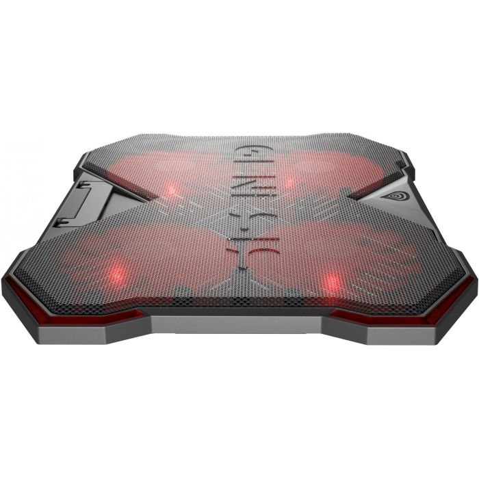 GENESIS Oxid 260 Base Refrigeradora para portátiles hasta 17.3" con 4 ventiladores, 8 Ángulos Ajustables, Gaming Negro/Rojo 9 GENESIS Oxid 260 Base Refrigeradora para portátiles hasta 17.3" con 4 ventiladores, 8 Ángulos Ajustables, Gaming Negro/Rojo 9