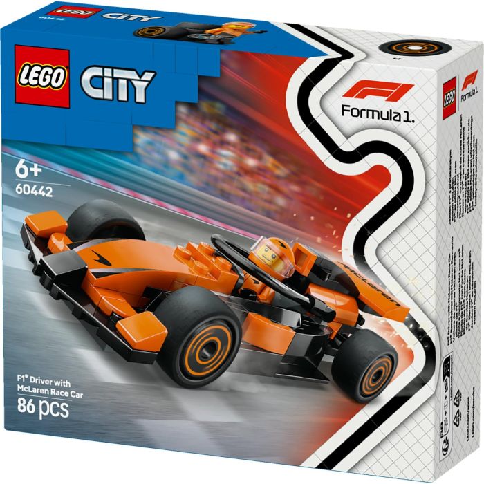 Lego City Juego de Construcción Coche McLaren Fórmula 1 con Piloto, para Niños 6+ Años 11 Lego City Juego de Construcción Coche McLaren Fórmula 1 con Piloto, para Niños 6+ Años 11