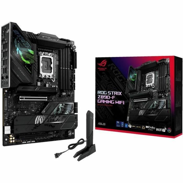 ASUS ROG STRIX Z890-F GAMING WiFi Placa Base ATX Intel LGA 1851 DDR5 con Wi-Fi 7 y Bluetooth 5.4 para PC 6