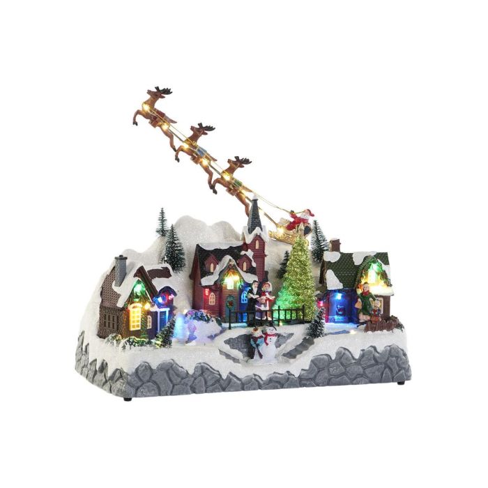 Casa Navidad Tradicional DKD Home Decor Multicolor 18 x 27.5 x 34 cm