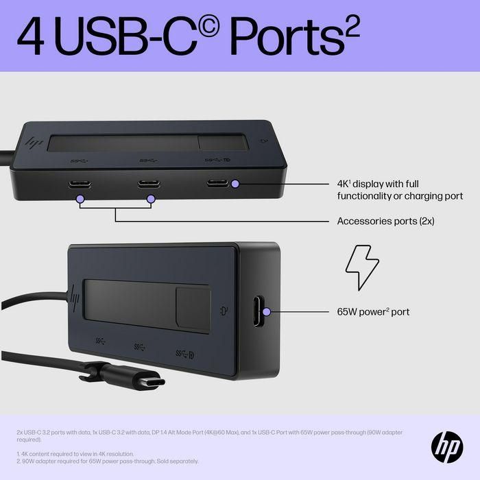 HP USB-C Multiport Hub 4K Portátil | Adaptador Versátil con Conexión USB-C para Carga, Pantalla y Multi-OS 8 HP USB-C Multiport Hub 4K Portátil | Adaptador Versátil con Conexión USB-C para Carga, Pantalla y Multi-OS 8