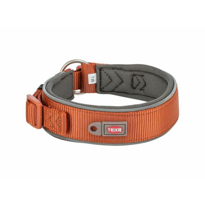 Collar para Perro Trixie Premium Naranja Grafito M/L 40-48 cm 4