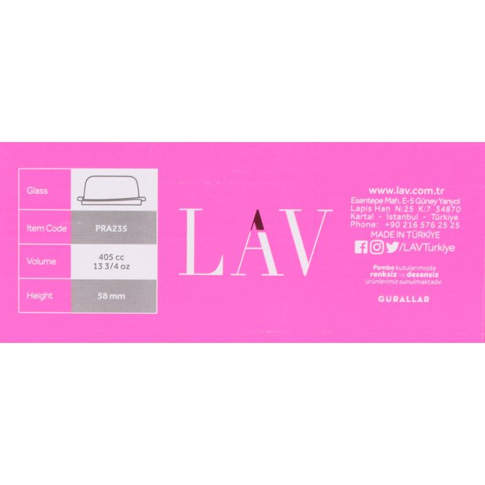 Lav Mantequillera 405 cc Colección Pera - 12 x 6 x 15 cm (12 Unidades) 3