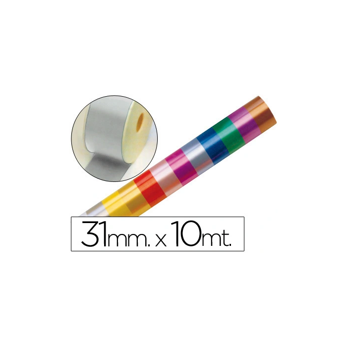 Cinta Fantasia 10 Mt X 31 mm Plata 10 unidades 0 Cinta Fantasia 10 Mt X 31 mm Plata 10 unidades 0