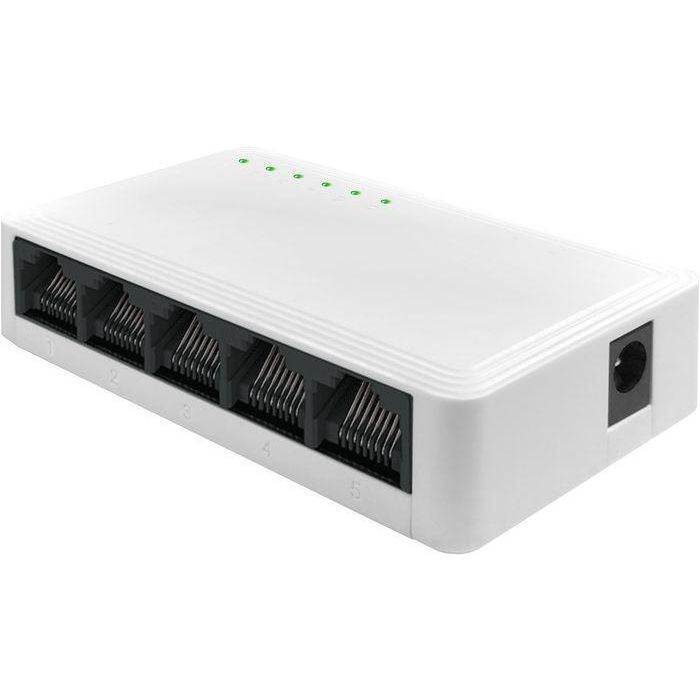 eSTUFF Switch Nano Gigabit de 5 Puertos No Gestionado, Plug & Play, Diseño Compacto para Red de Oficina y Hogar 1 eSTUFF Switch Nano Gigabit de 5 Puertos No Gestionado, Plug & Play, Diseño Compacto para Red de Oficina y Hogar 1