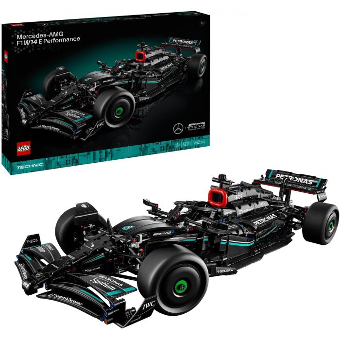 LEGO 42171 Technic Mercedes-AMG F1 W14 E Performance: Set de Construcción de Maqueta Réplica para Adultos, Coche F1 de Colección 13 LEGO 42171 Technic Mercedes-AMG F1 W14 E Performance: Set de Construcción de Maqueta Réplica para Adultos, Coche F1 de Colección 13