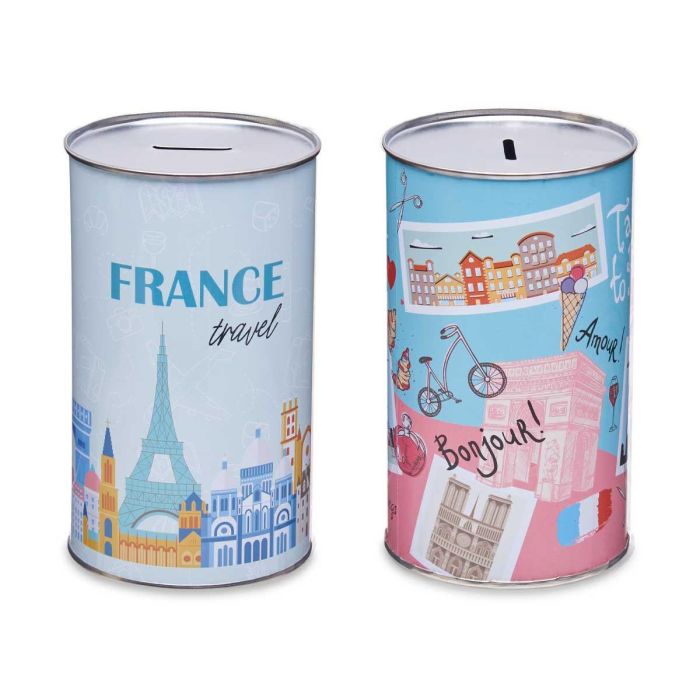 Hucha Metal 1,5K Francia Surtidos Pincello 10X17CM (12 Unidades) 1 Hucha Metal 1,5K Francia Surtidos Pincello 10X17CM (12 Unidades) 1