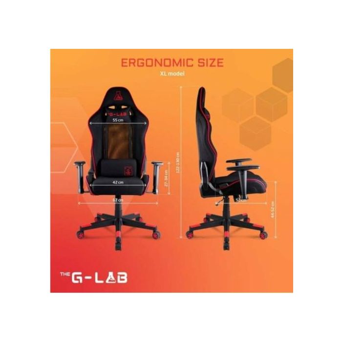 THE G-LAB Gaming Chair Ergonomic-Size XL - Blue (Ks-Oxygen-XL-Blu)