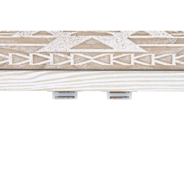 DKD Home Decor Armario Boho Natural Blanco 42 x 180 x 80 cm 7