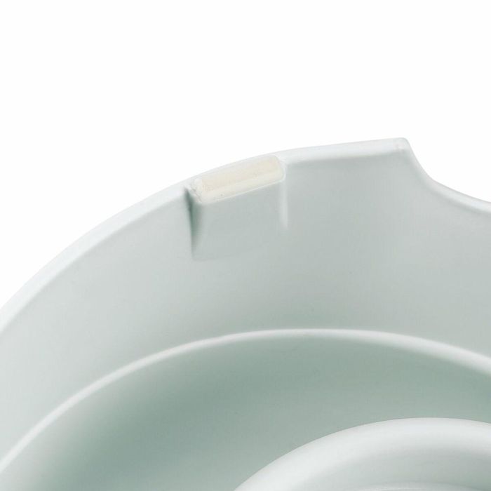 Ferplast Zenith 3L Dispensador de Alimentos Plástico Blanco para Perros y Gatos, 3 Litros, Depósito Transparente, Antideslizante 29.2x20.2x28.8cm 2