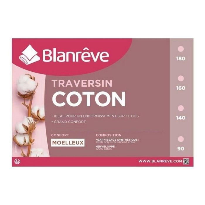 BLANREVE Colchón de algodón - 180 cm - Blanco 2