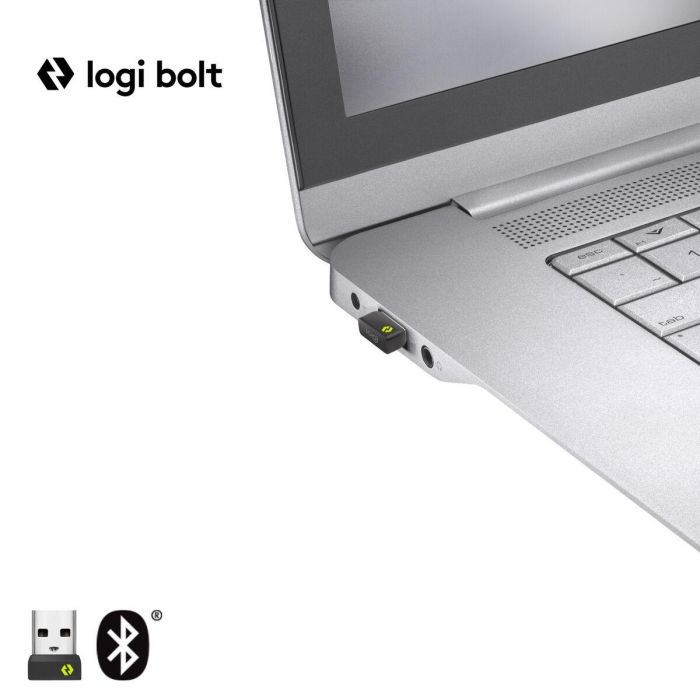Logitech M650 L Signature for Business - Ratón Inalámbrico Ergonómico Grande con Logi Bolt, SilentTouch, 24 Meses Batería 10 Logitech M650 L Signature for Business - Ratón Inalámbrico Ergonómico Grande con Logi Bolt, SilentTouch, 24 Meses Batería 10