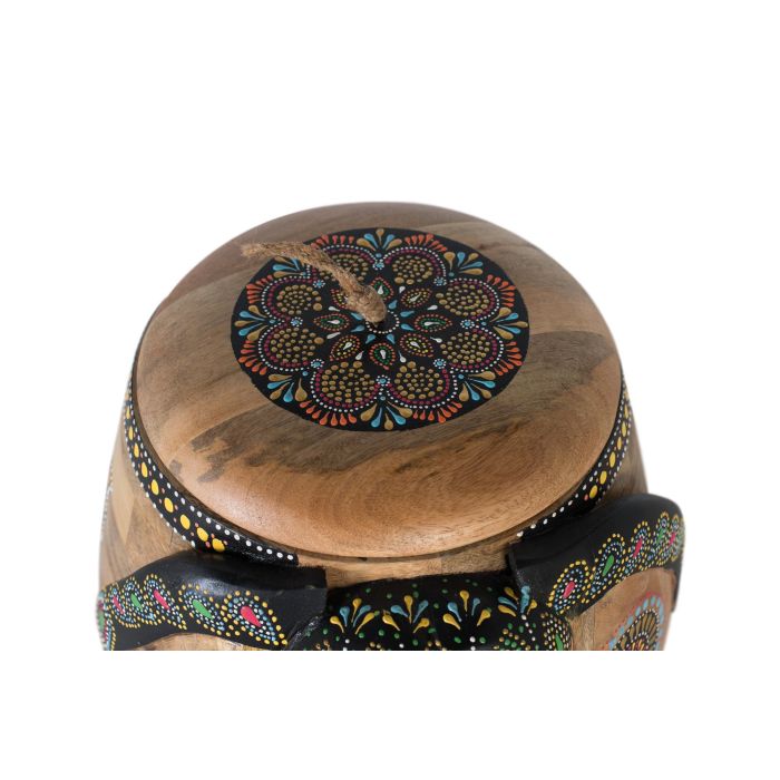 GINER Y COLOMER Figura Elefante de Madera de Mango Pintada a Mano 56 cm 1