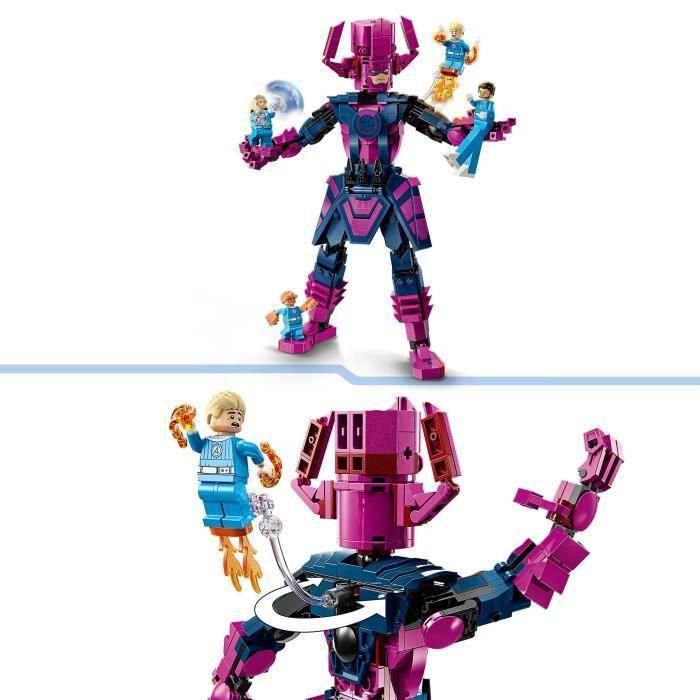 LEGO 76316 Marvel Cuatro Fantásticos vs Galactus: Set de Construcción con Figura Articulada Galactus 28cm y 4 Minifiguras Héroes +9 Años 2 LEGO 76316 Marvel Cuatro Fantásticos vs Galactus: Set de Construcción con Figura Articulada Galactus 28cm y 4 Minifiguras Héroes +9 Años 2