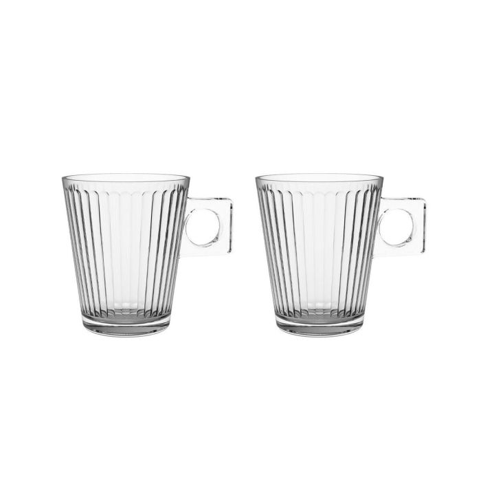 Juego de Tazas La Mediterránea Lima lineal 2 Piezas (36 Unidades) 3 Juego de Tazas La Mediterránea Lima lineal 2 Piezas (36 Unidades) 3