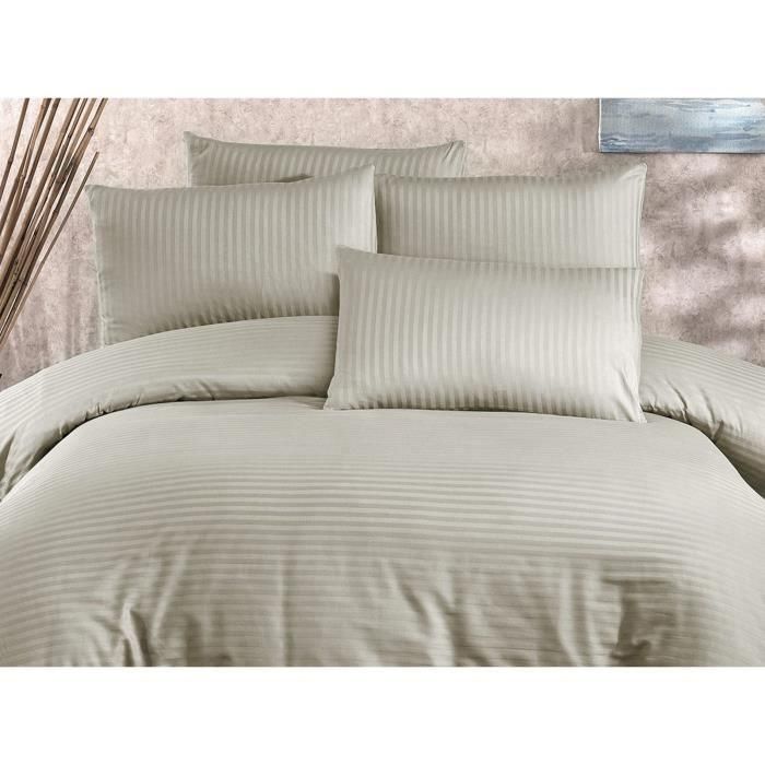Juego de Cama ASI8683342999366 - 1 Funda Nórdica 220x240 cm + 2 Fundas de Almohada 60x60 cm - 80% Algodón, 20% Poliéster - Capuchino 3 Juego de Cama ASI8683342999366 - 1 Funda Nórdica 220x240 cm + 2 Fundas de Almohada 60x60 cm - 80% Algodón, 20% Poliéster - Capuchino 3