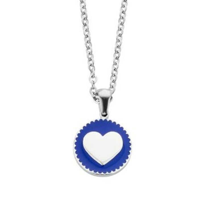 Colgante Mujer CO88 Collection 8CN-26048 Plateado Azul Colgante Mujer CO88 Collection 8CN-26048 Plateado Azul