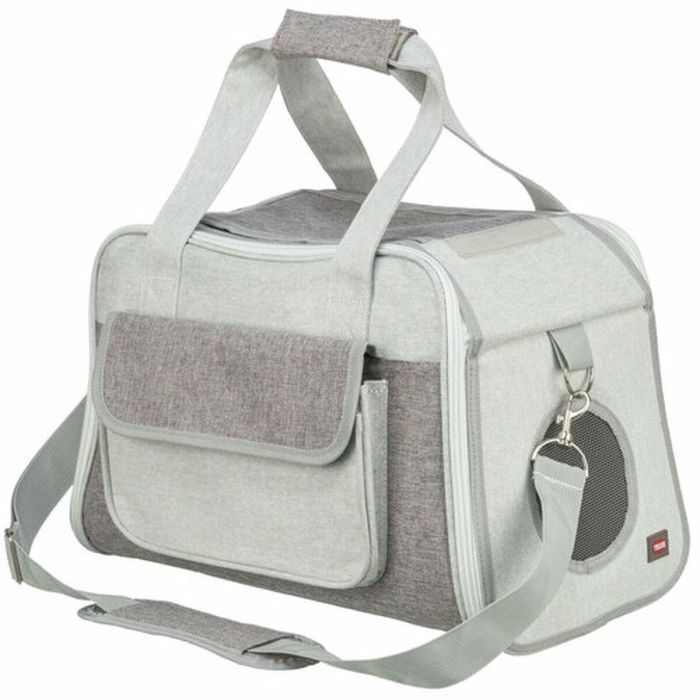 Bolso para Mascotas Trixie Gris 25 × 27 × 42 CM 7 Bolso para Mascotas Trixie Gris 25 × 27 × 42 CM 7