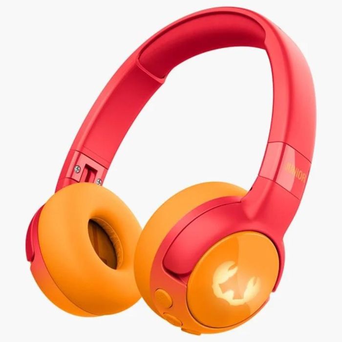 Fresh'N Rebel Auriculares Inalámbricos Code Junior para Niños Funny Fox con Limitador Volumen 85 dB, Buddy Beats, 48h Batería Fresh'N Rebel Auriculares Inalámbricos Code Junior para Niños Funny Fox con Limitador Volumen 85 dB, Buddy Beats, 48h Batería
