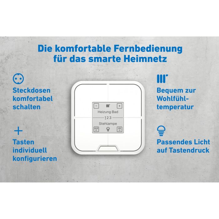 AVM FRITZ!DECT 440 Taster para Smart-Home con Display - Control Inteligente Blanco 1 AVM FRITZ!DECT 440 Taster para Smart-Home con Display - Control Inteligente Blanco 1