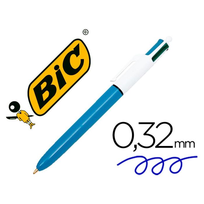 Bic Bolígrafo 4 Colores Original Recargable