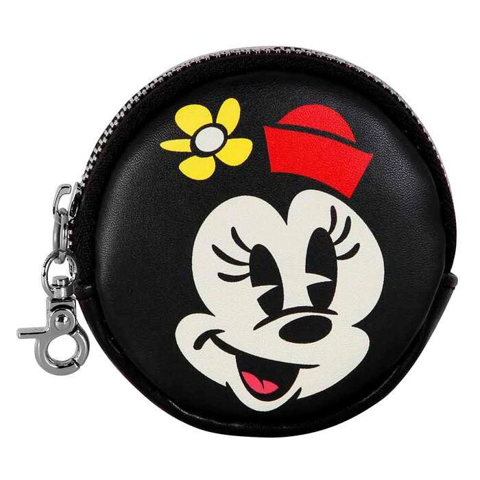 Disney Minnie Mouse Monedero Cookie Face Redondo con Cremallera Multicolor 0 Disney Minnie Mouse Monedero Cookie Face Redondo con Cremallera Multicolor 0