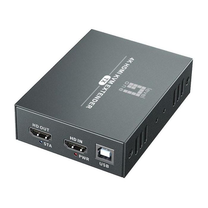 Level One HVE-8111 Extensor HDMI sobre Cat.5/6 4K 100m Negro 2