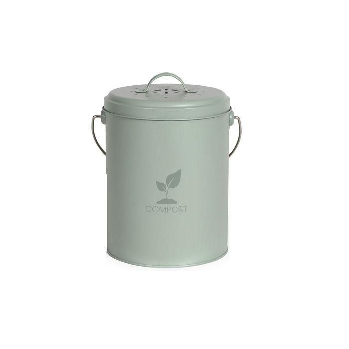Cubo de compostaje Livoo Kitchen de 6 l, color verde - MES154V 1 Cubo de compostaje Livoo Kitchen de 6 l, color verde - MES154V 1