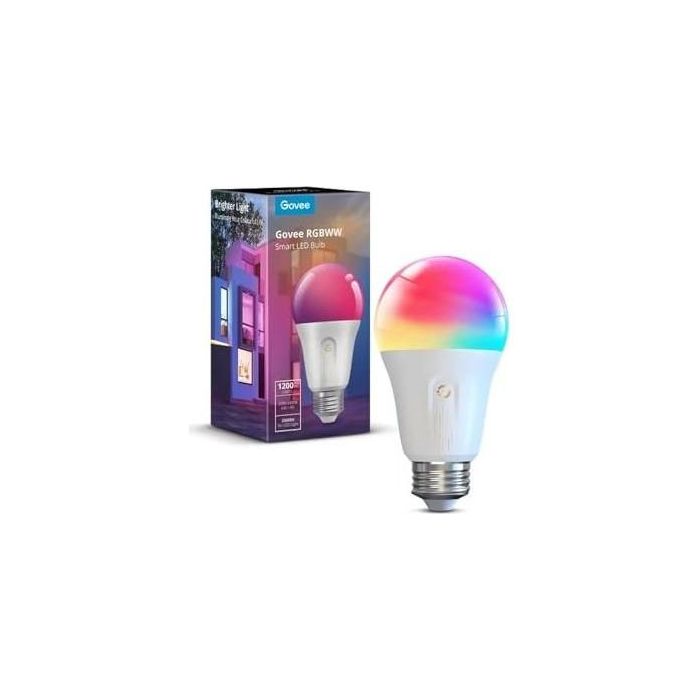 Govee Smart Bombilla LED Wi-Fi & Bluetooth, 1200 lúmenes, Regulable, Ahorro de Energía
